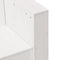 vidaXL - Tuinbank - 2-zits - 134x60x62 - cm - massief - grenenhout - wit
