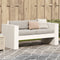 vidaXL - Tuinbank - 2-zits - 134x60x62 - cm - massief - grenenhout - wit