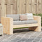 vidaXL - Tuinbank - 2-zits - 134x60x62 - cm - massief - grenenhout