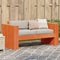 vidaXL - Tuinbank - 2-zits - 134x60x62 - cm - massief - grenenhout - wasbruin