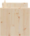 vidaXL - Tuinbank - 2-zits - 134x60x62 - cm - massief - grenenhout
