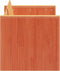 vidaXL - Tuinbank - 2-zits - 134x60x62 - cm - massief - grenenhout - wasbruin