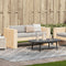 vidaXL - Tuinbank - 2-zits - 134x60x62 - cm - massief - grenenhout