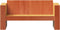 vidaXL - Tuinbank - 2-zits - 134x60x62 - cm - massief - grenenhout - wasbruin