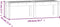 vidaXL - Tuinbank - 2-zits - 159,5x44x45 - cm - massief - grenenhout - honingbruin