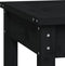 vidaXL - Tuinbank - 2-zits - 159,5x44x45 - cm - massief - grenenhout - zwart