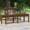 vidaXL - Tuinbank - 2-zits - 159,5x44x45 - cm - massief - grenenhout - honingbruin