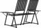 vidaXL - Tuinbank - 2-zits - 165 - cm - staal - zwart