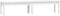 vidaXL - Tuinbank - 2-zits - 203,5x44x45 - cm - massief - grenenhout - wit