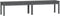 vidaXL - Tuinbank - 2-zits - 203,5x44x45 - cm - massief - grenenhout - grijs