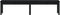 vidaXL - Tuinbank - 2-zits - 203,5x44x45 - cm - massief - grenenhout - zwart