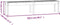 vidaXL - Tuinbank - 2-zits - 203,5x44x45 - cm - massief - grenenhout