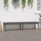 vidaXL - Tuinbank - 2-zits - 203,5x44x45 - cm - massief - grenenhout - grijs