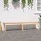 vidaXL - Tuinbank - 2-zits - 203,5x44x45 - cm - massief - grenenhout