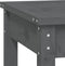 vidaXL - Tuinbank - 2-zits - 203,5x44x45 - cm - massief - grenenhout - grijs
