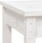 vidaXL - Tuinbank - 2-zits - 203,5x44x45 - cm - massief - grenenhout - wit