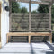 vidaXL - Tuinbank - 2-zits - 203,5x44x45 - cm - massief - grenenhout