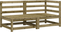 vidaXL - Tuinbank - 2-zits - geïmpregneerd - grenenhout