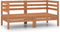 vidaXL - Tuinbank - 2-zits - massief - grenenhout - honingbruin