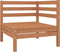 vidaXL - Tuinbank - 2-zits - massief - grenenhout - honingbruin