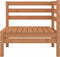 vidaXL - Tuinbank - 2-zits - massief - grenenhout - honingbruin