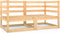 vidaXL - Tuinbank - 2-zits - massief - grenenhout