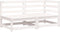 vidaXL - Tuinbank - 2-zits - massief - grenenhout - wit