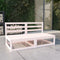 vidaXL - Tuinbank - 2-zits - massief - grenenhout - wit