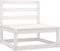 vidaXL - Tuinbank - 2-zits - massief - grenenhout - wit