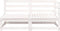 vidaXL - Tuinbank - 2-zits - massief - grenenhout - wit