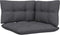 vidaXL - Tuinbank - 2-zits - met - antraciet - kussens - massief - grenenhout