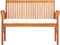 vidaXL - Tuinbank - 2-zits - met - kussen - 120 - cm - massief - acaciahout