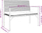 vidaXL - Tuinbank - 2-zits - met - kussen - poly - rattan - zwart