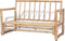 vidaXL - Tuinbank - 2-zits - met - kussens - bamboe