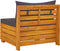 vidaXL - Tuinbank - 2-zits - met - kussens - massief - acaciahout