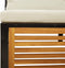 vidaXL - Tuinbank - 2-zits - met - kussens - massief - acaciahout