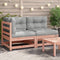 vidaXL - Tuinbank - 2-zits - met - kussens - massief - douglashout