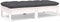 vidaXL - Tuinbank - 2-zits - met - kussens - massief - grenenhout - wit
