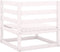 vidaXL - Tuinbank - 2-zits - met - kussens - massief - grenenhout - wit