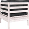 vidaXL - Tuinbank - 2-zits - met - kussens - massief - grenenhout - wit