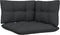 vidaXL - Tuinbank - 2-zits - met - kussens - massief - grenenhout - wit