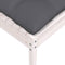 vidaXL - Tuinbank - 2-zits - met - kussens - massief - grenenhout - wit