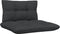 vidaXL - Tuinbank - 2-zits - met - kussens - massief - grenenhout - wit