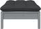 vidaXL - Tuinbank - 2-zits - met - kussens - massief - grenenhout - grijs