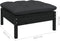 vidaXL - Tuinbank - 2-zits - met - kussens - massief - grenenhout - zwart