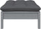 vidaXL - Tuinbank - 2-zits - met - kussens - massief - grenenhout - grijs