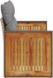 vidaXL - Tuinbank - 2-zits - met - kussens - poly - rattan - beige