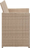 vidaXL - Tuinbank - 2-zits - met - kussens - poly - rattan - beige