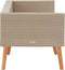 vidaXL - Tuinbank - 2-zits - met - kussens - poly - rattan - beige