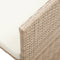vidaXL - Tuinbank - 2-zits - met - kussens - poly - rattan - beige
